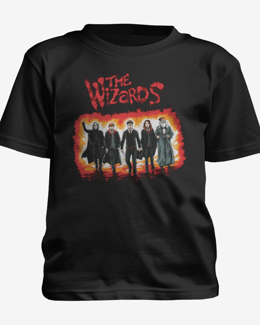 Polera de niño Negro de The Wizards