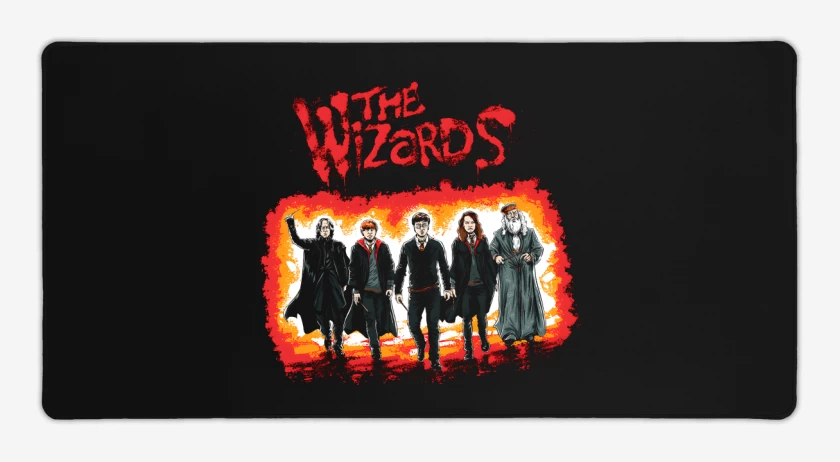 Mouse pad Gamer Negro de The Wizards