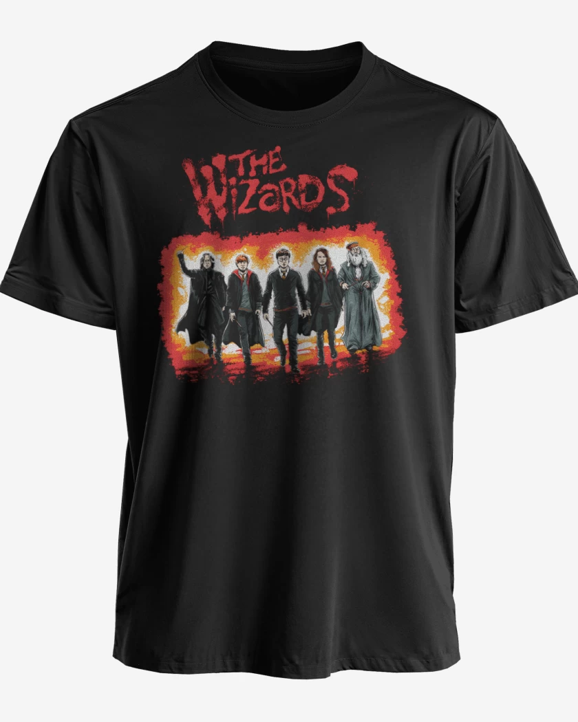Polera premium Negro de The Wizards