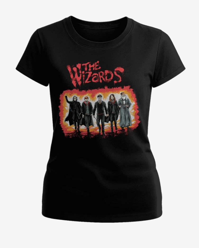 Polera de Mujer Negro de The Wizards