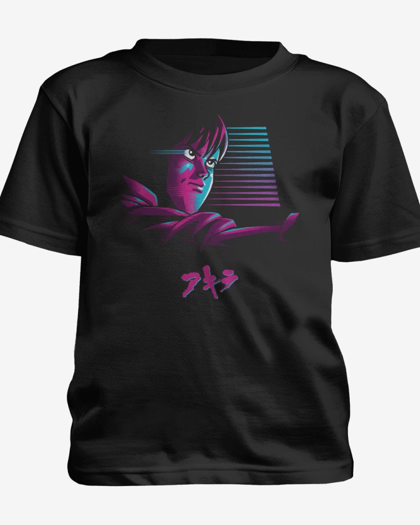 Polera de niño Negro de Neo-Tokyo Raider