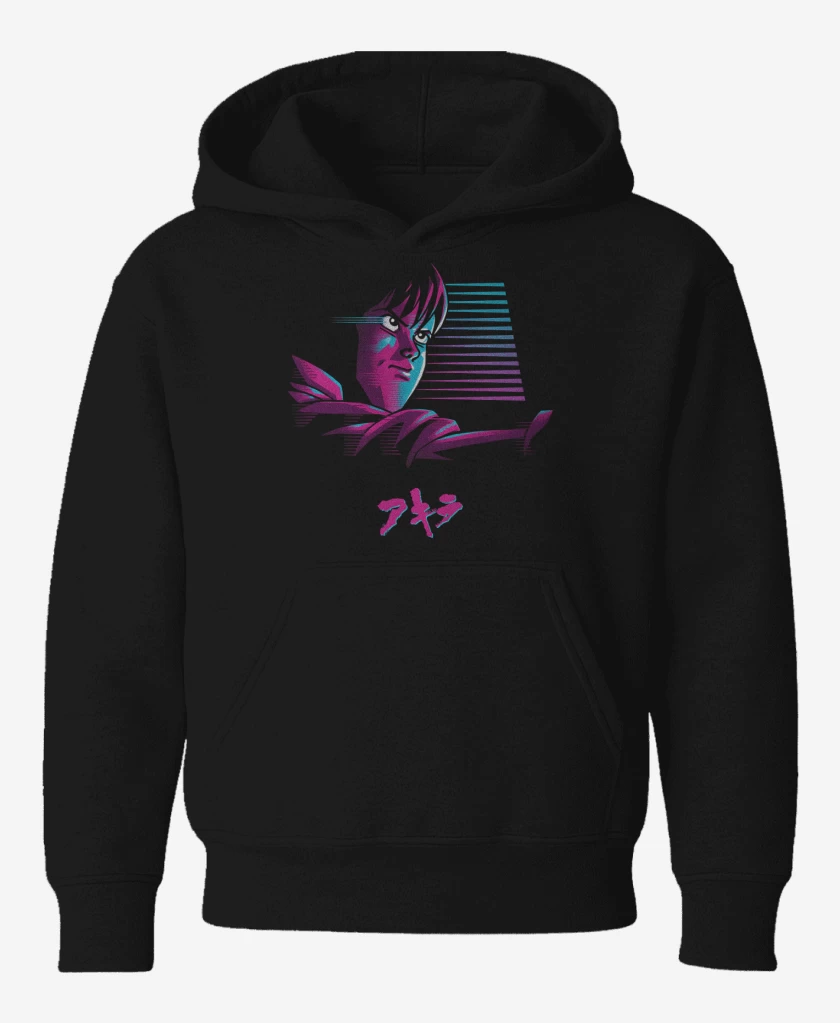 Poleron de niño Negro de Neo-Tokyo Raider