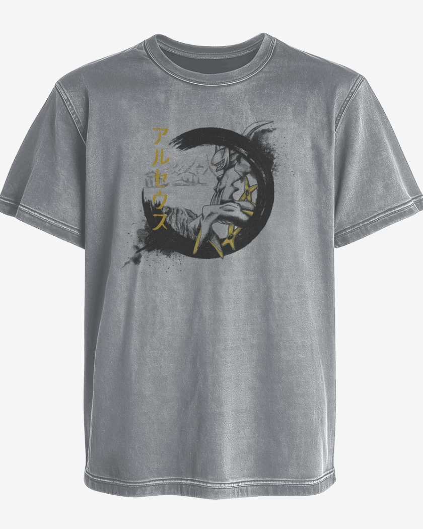 Polera desgastada Gris Melange de Legendario Supremo