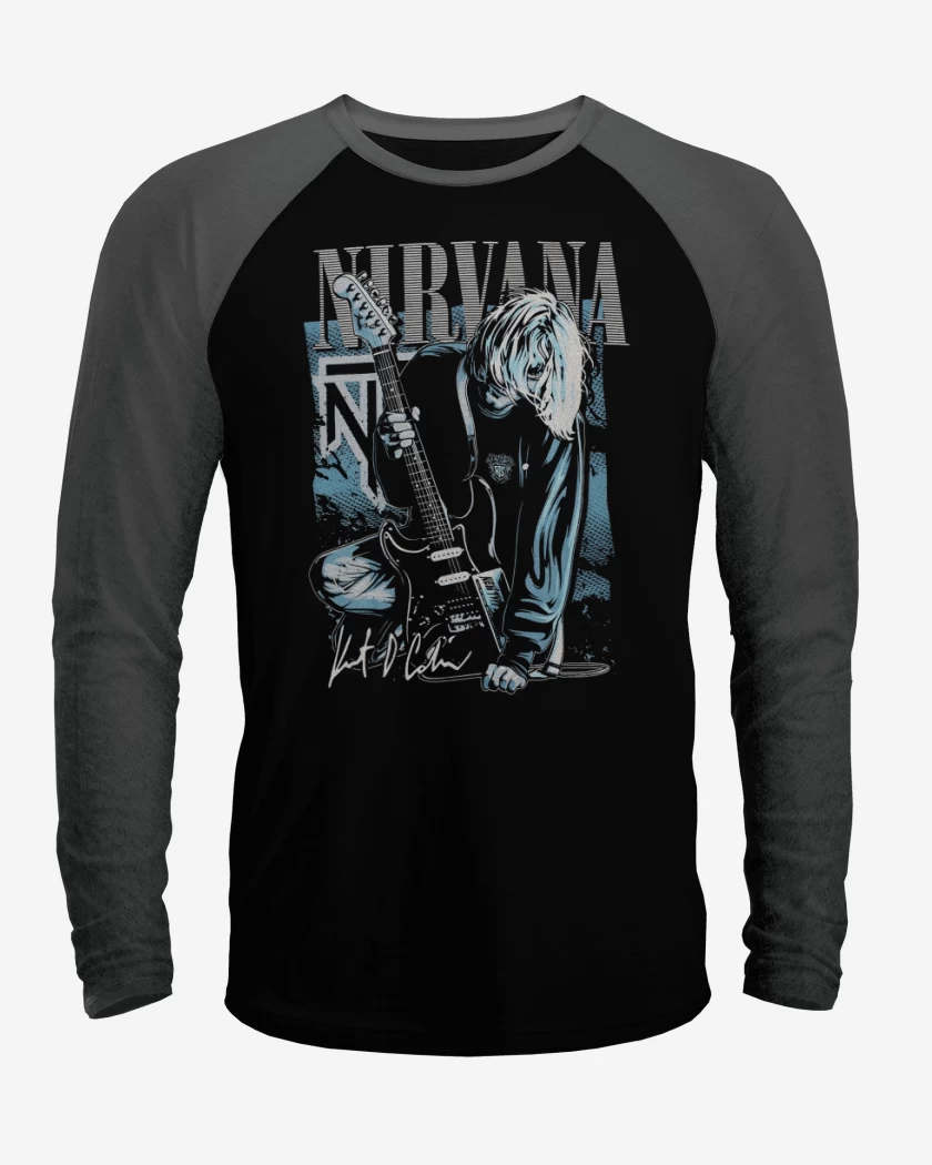 Polera Raglan Nirvana KurtCo