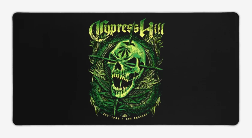 Mouse pad Gamer Negro de Cypress Hill
