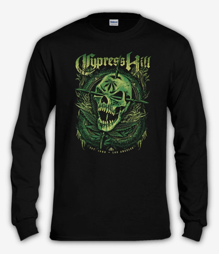 Polera manga larga Negro de Cypress Hill