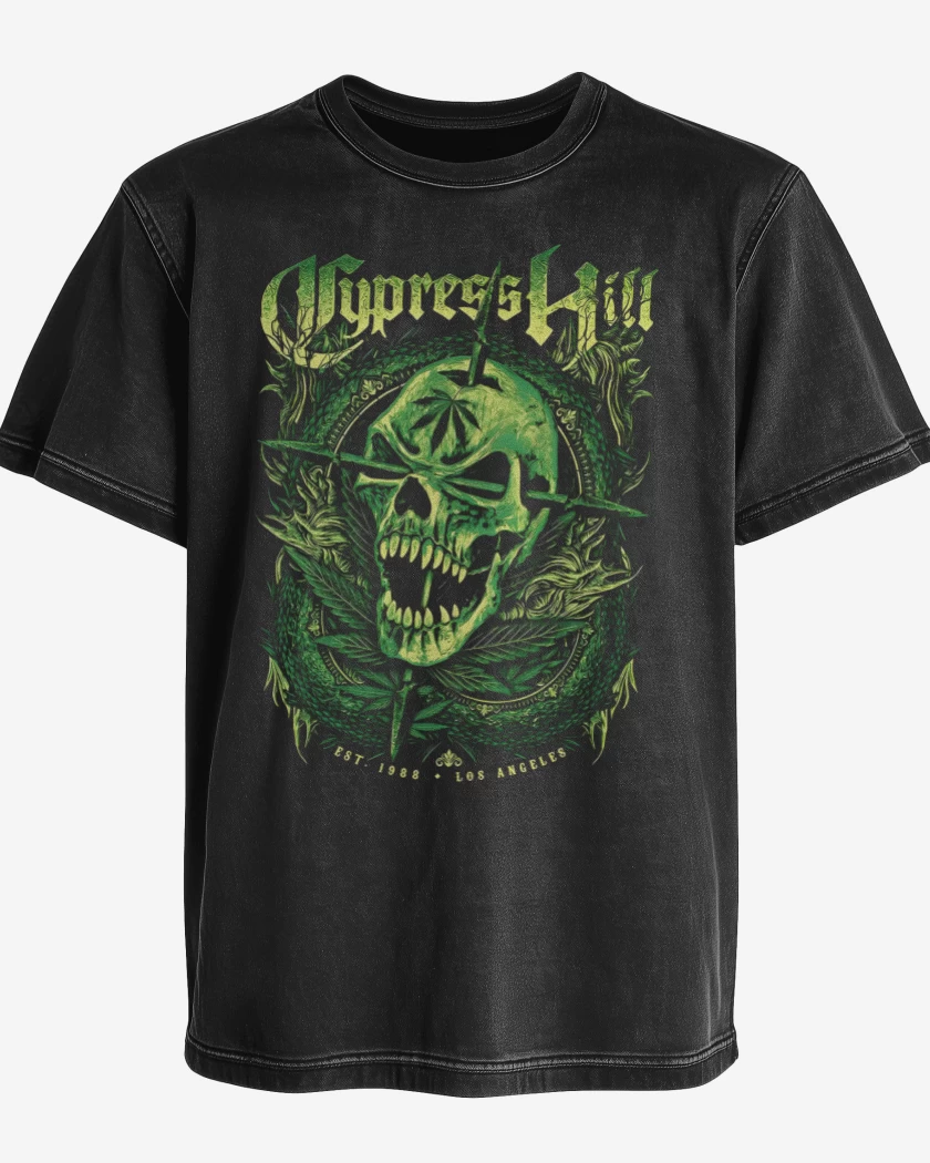 Polera desgastada Cypress Hill