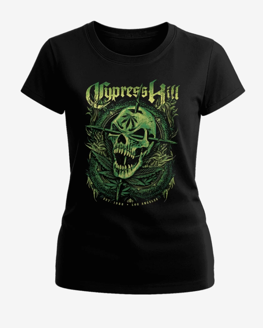 Polera de Mujer Negro de Cypress Hill