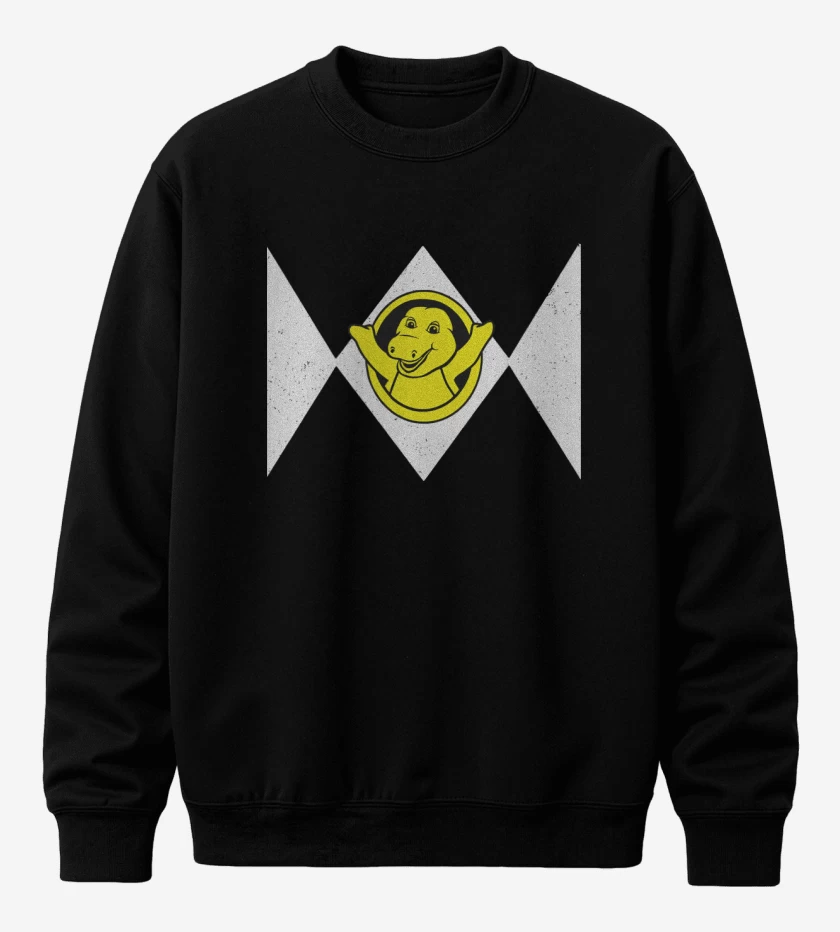 Poleron polo Negro de Berney Morphin Power Ranger