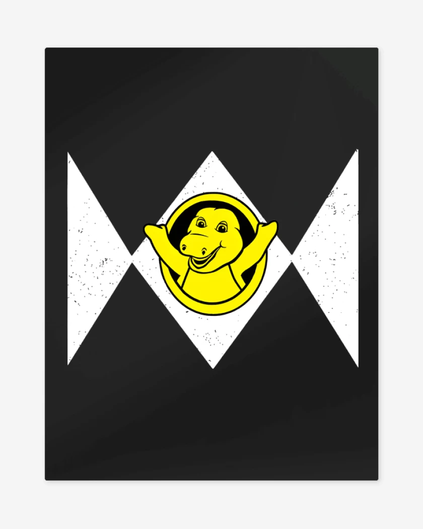 Print metalico Berney Morphin Power Ranger