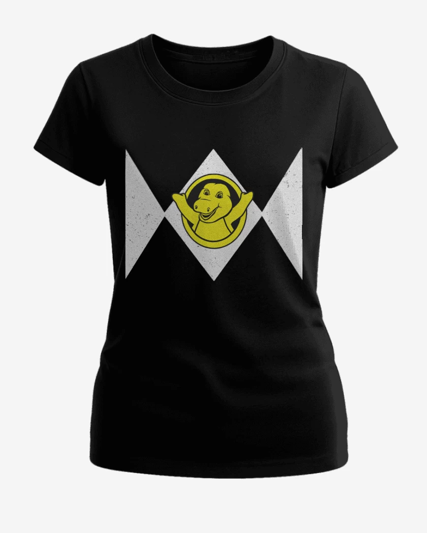 Polera de Mujer Negro de Berney Morphin Power Ranger