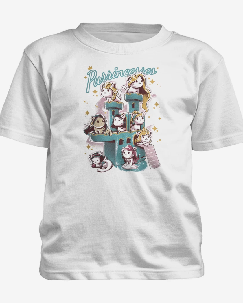 Polera de niño Blanco de Purrincess 
