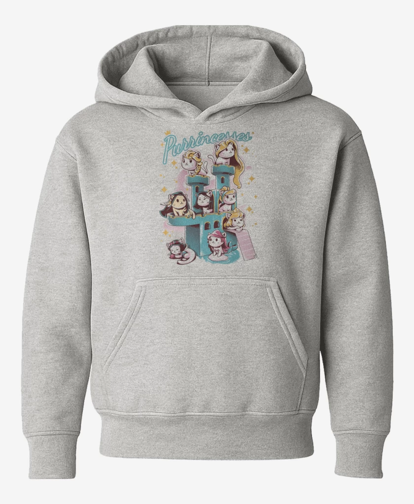 Poleron de niño Gris Melange de Purrincess 