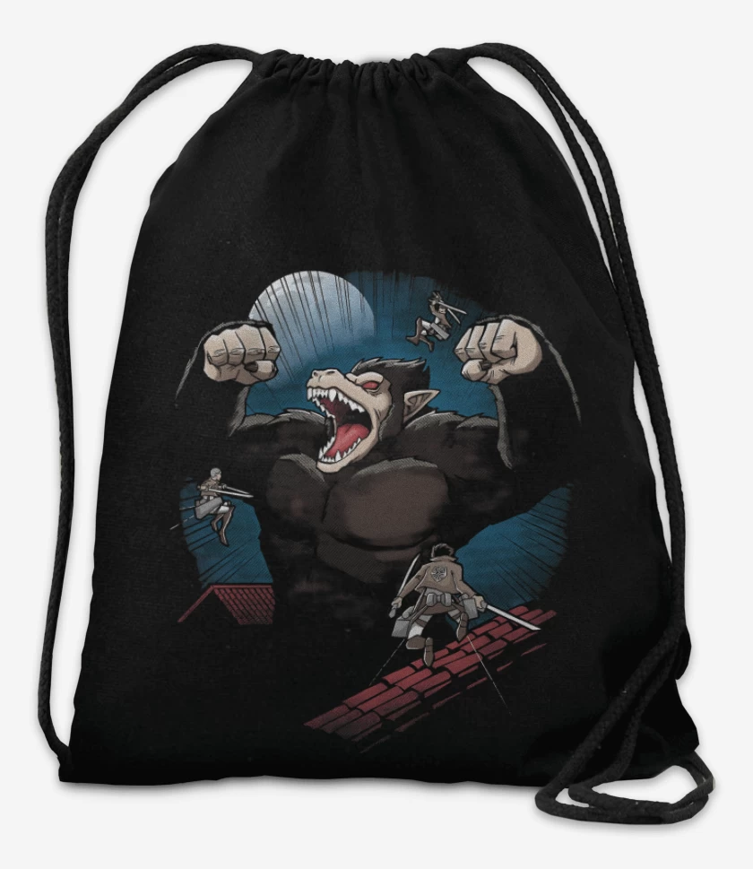 Mochila Negro de Attack on Ozarus