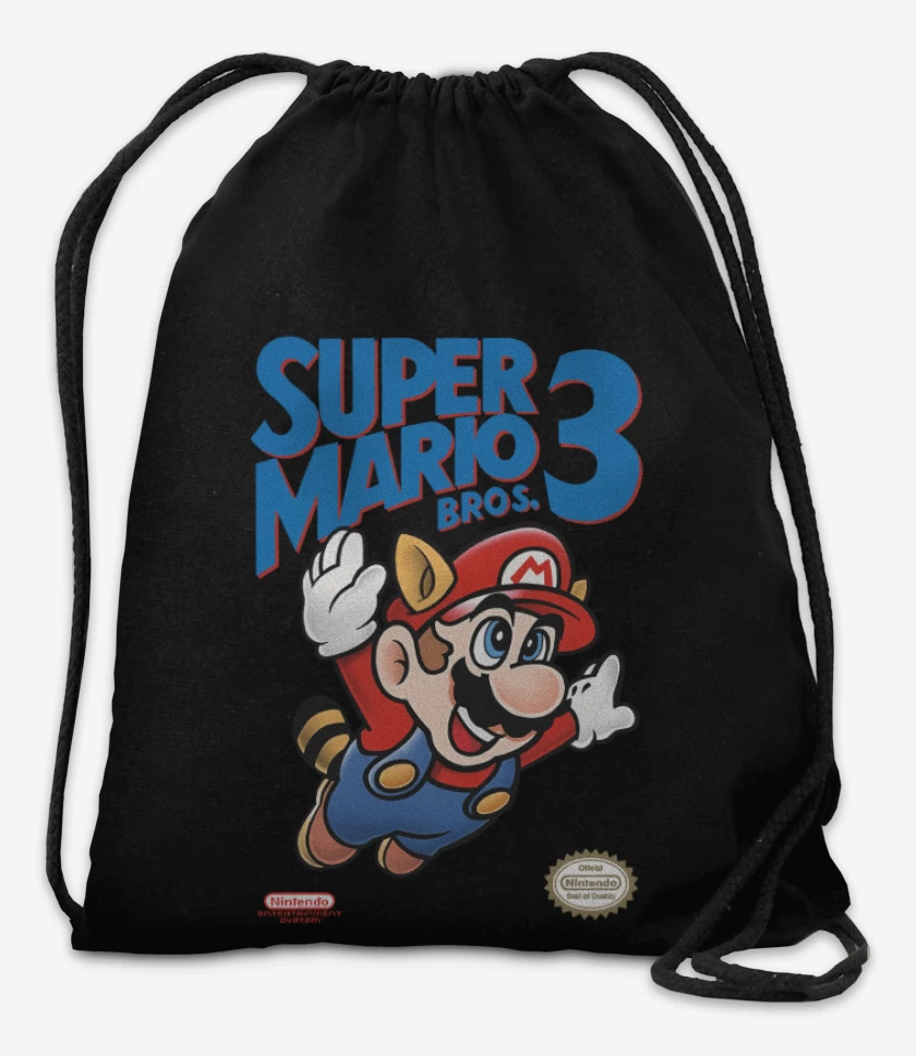 Mochila Negro de Super Bigote 3