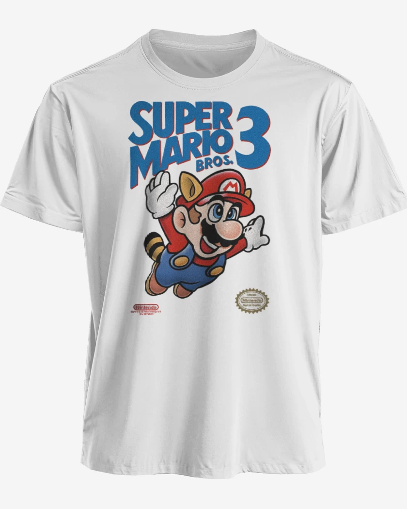 Polera premium Blanco de Super Bigote 3