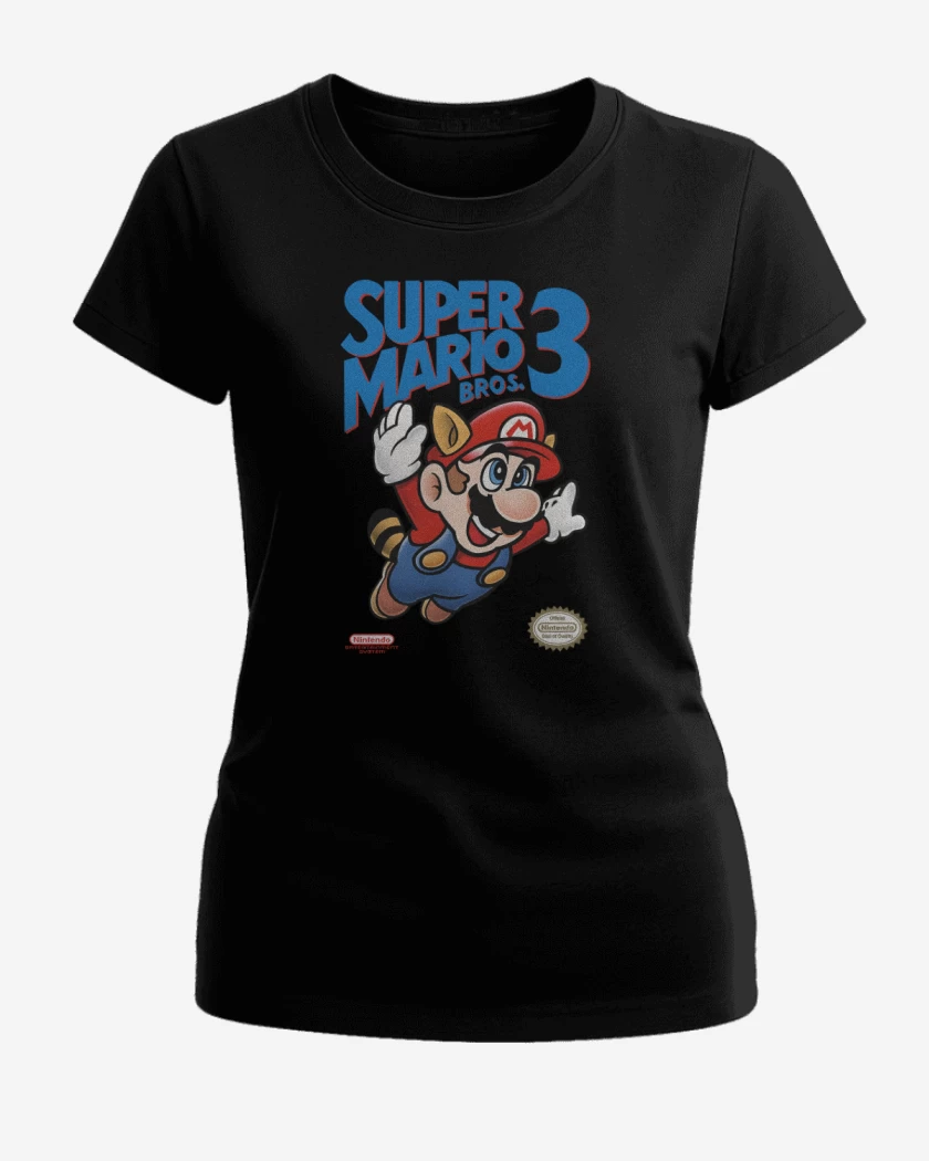 Polera de Mujer Negro de Super Bigote 3