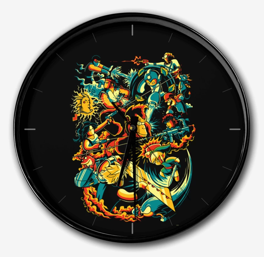 Reloj Negro de Smash Bros ultimate