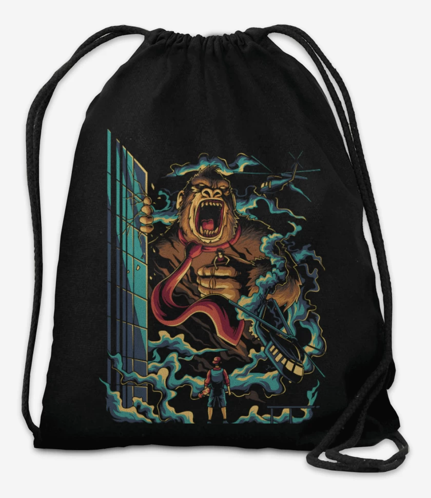 Mochila Negro de D-Kong