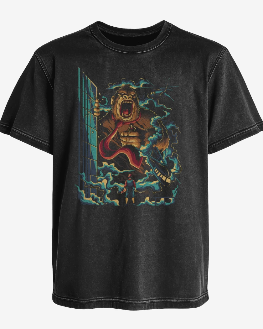 Polera desgastada D-Kong