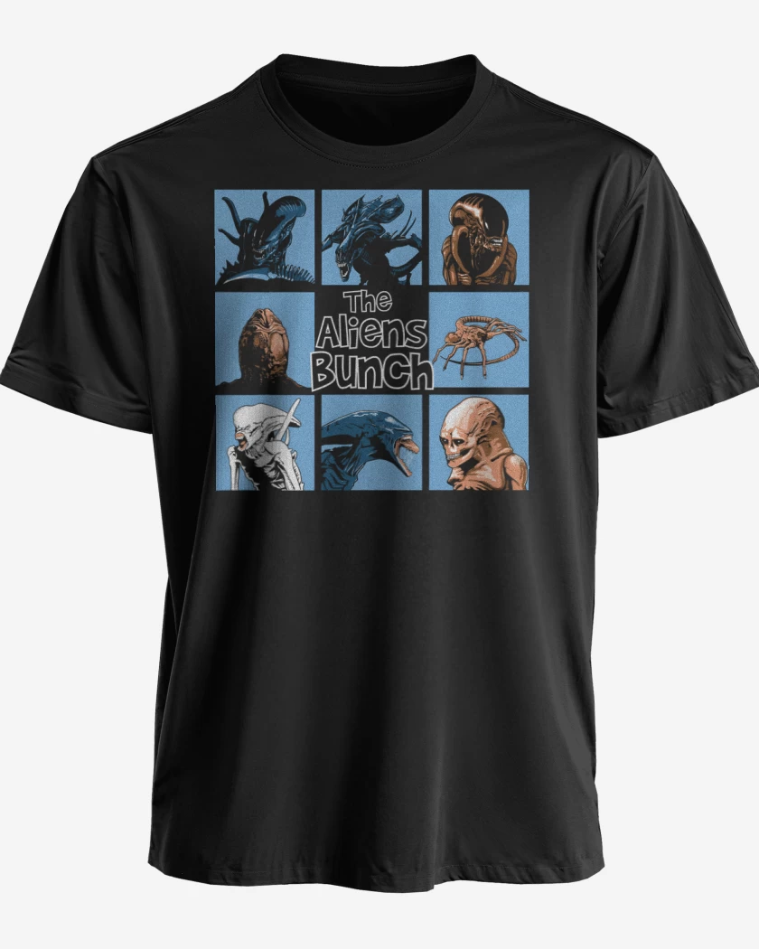 Polera premium Negro de Los Aliens