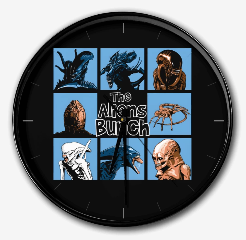Reloj Negro de Los Aliens