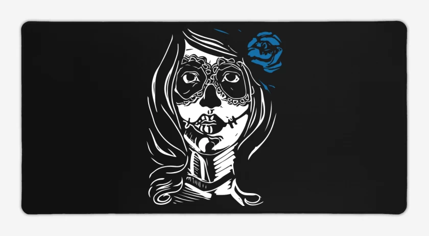 Mouse pad Gamer Negro de Catrina