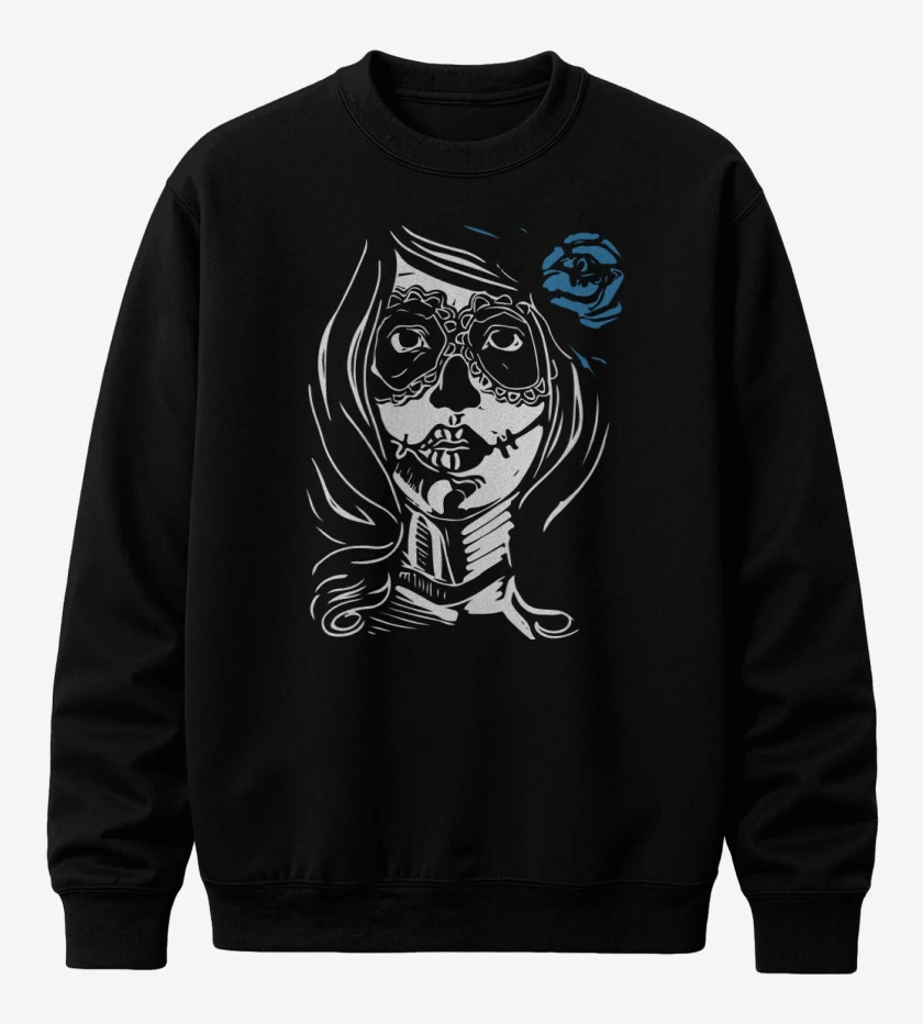Poleron polo Negro de Catrina