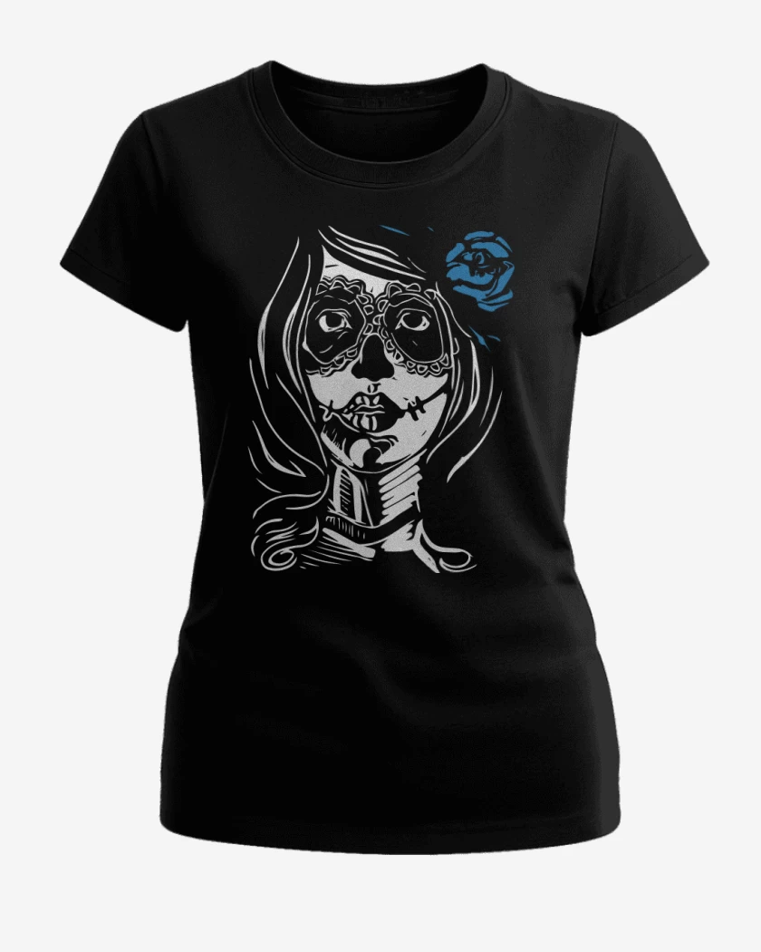 Polera de Mujer Negro de Catrina