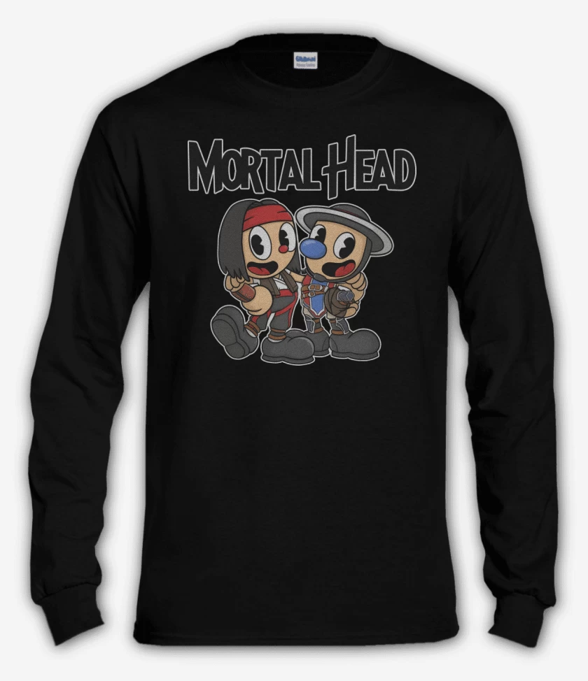 Polera manga larga Mortal Head