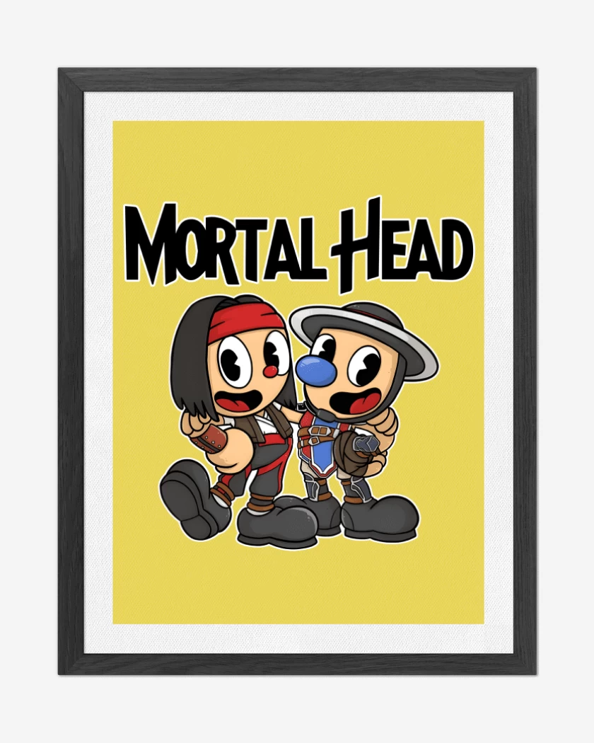 Cuadro decorativo Amarillo de Mortal Head