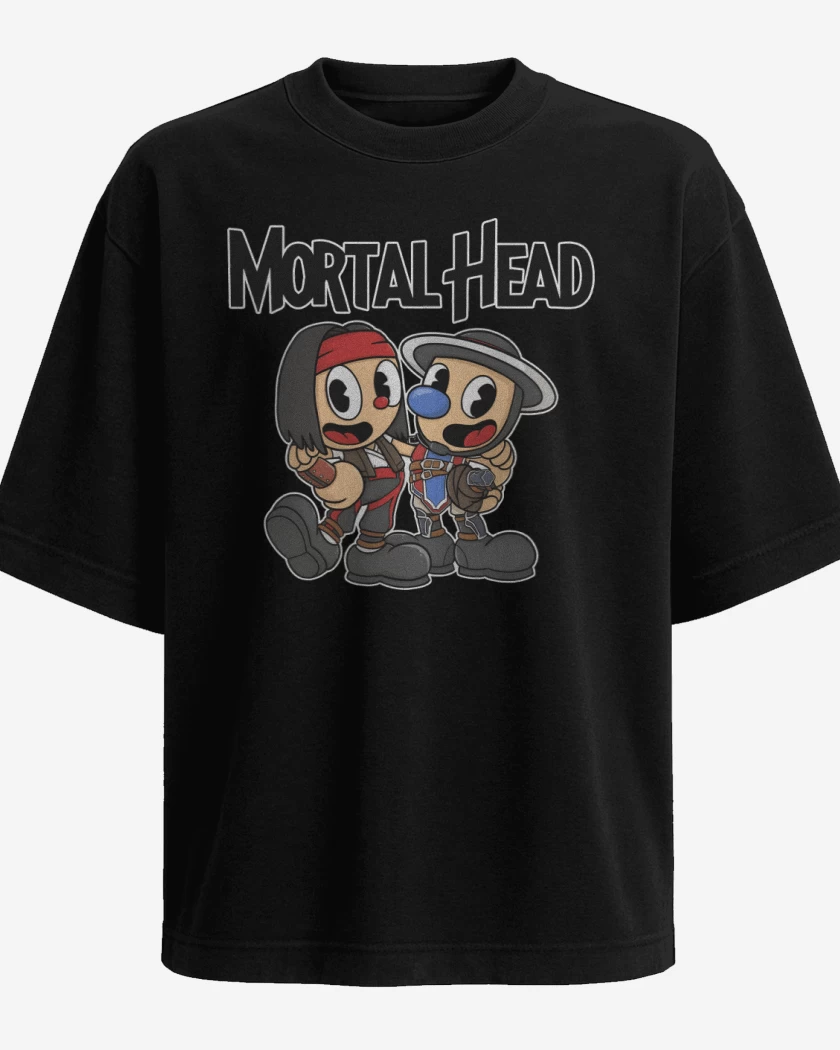 Polera Oversize Mortal Head