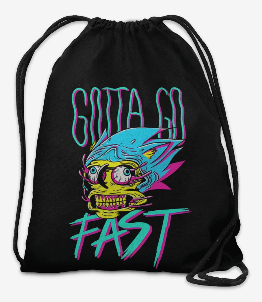 Mochila Negro de Go Fast
