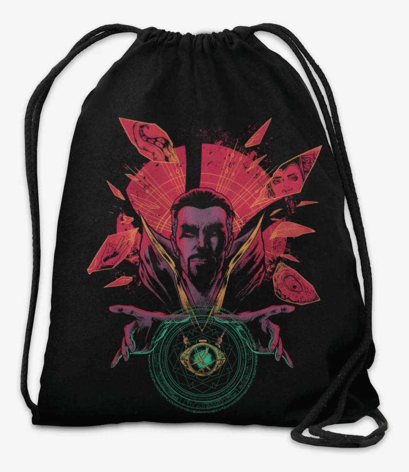 Mochila Negro de Multiverso de la Locura