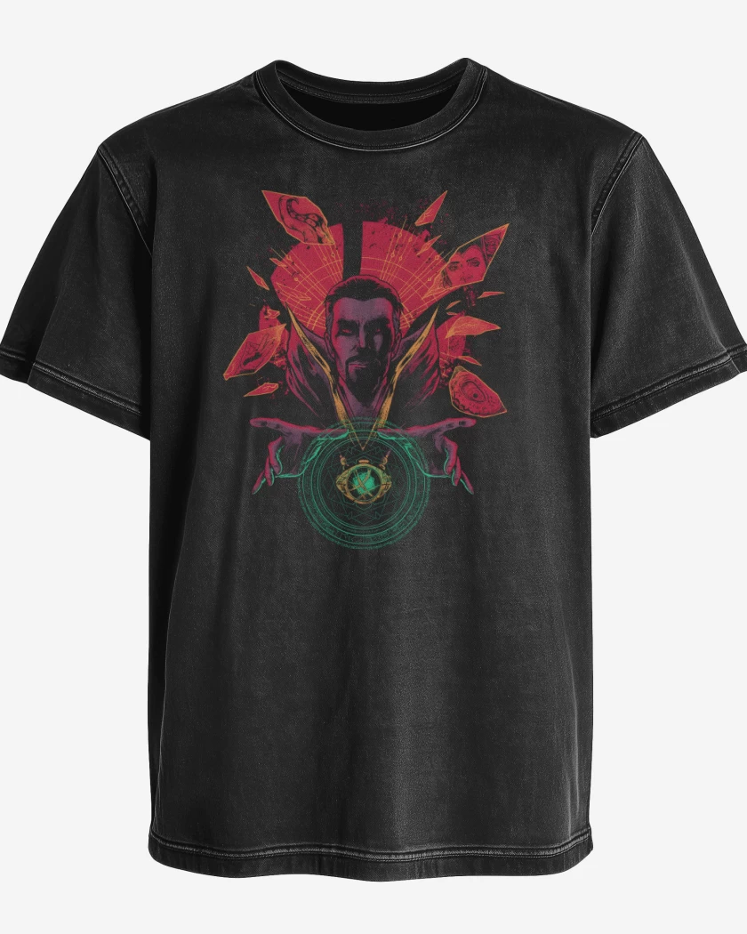 Polera desgastada Multiverso de la Locura