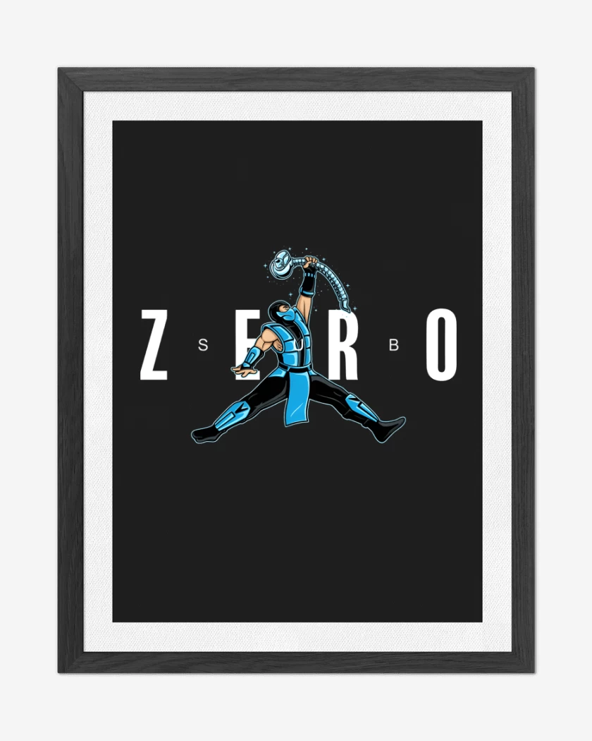 Cuadro decorativo Negro de Jordan Zero