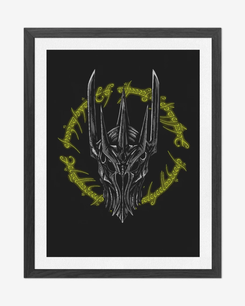 Cuadro decorativo Negro de Dark Lord