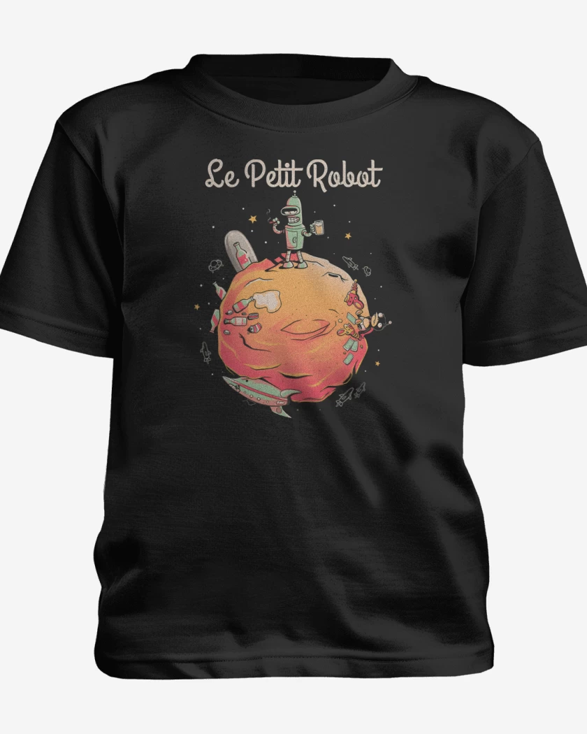 Polera de niño Negro de Bendercito