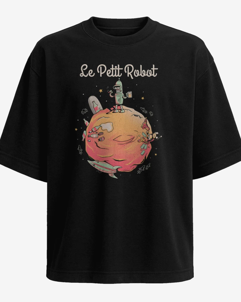 Polera Oversize Negro de Bendercito