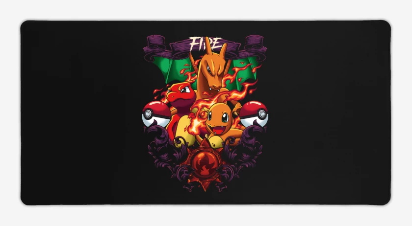 Mouse pad Gamer Bestias de Fuego