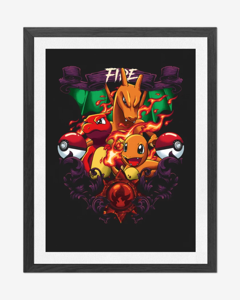 Cuadro decorativo Bestias de Fuego