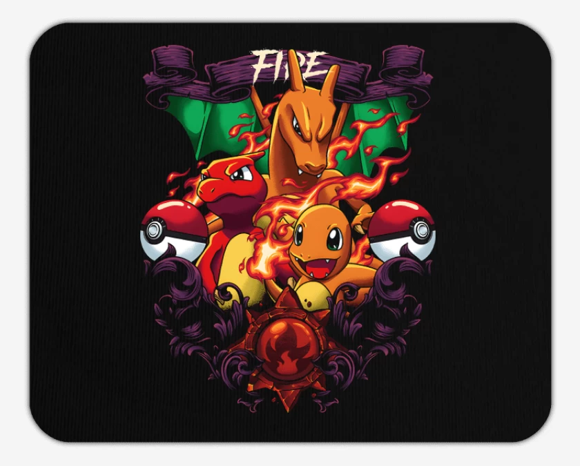 Mousepad Bestias de Fuego