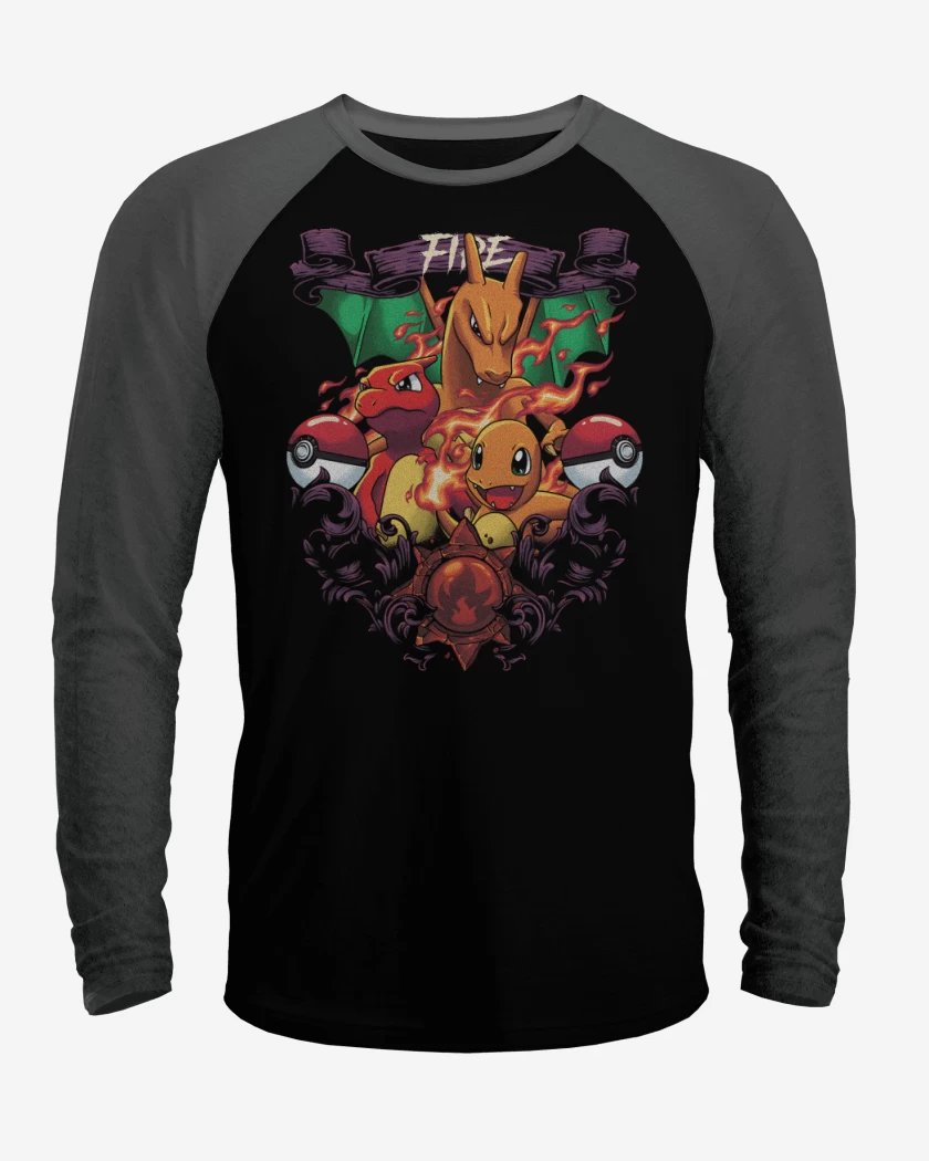 Polera Raglan Bestias de Fuego