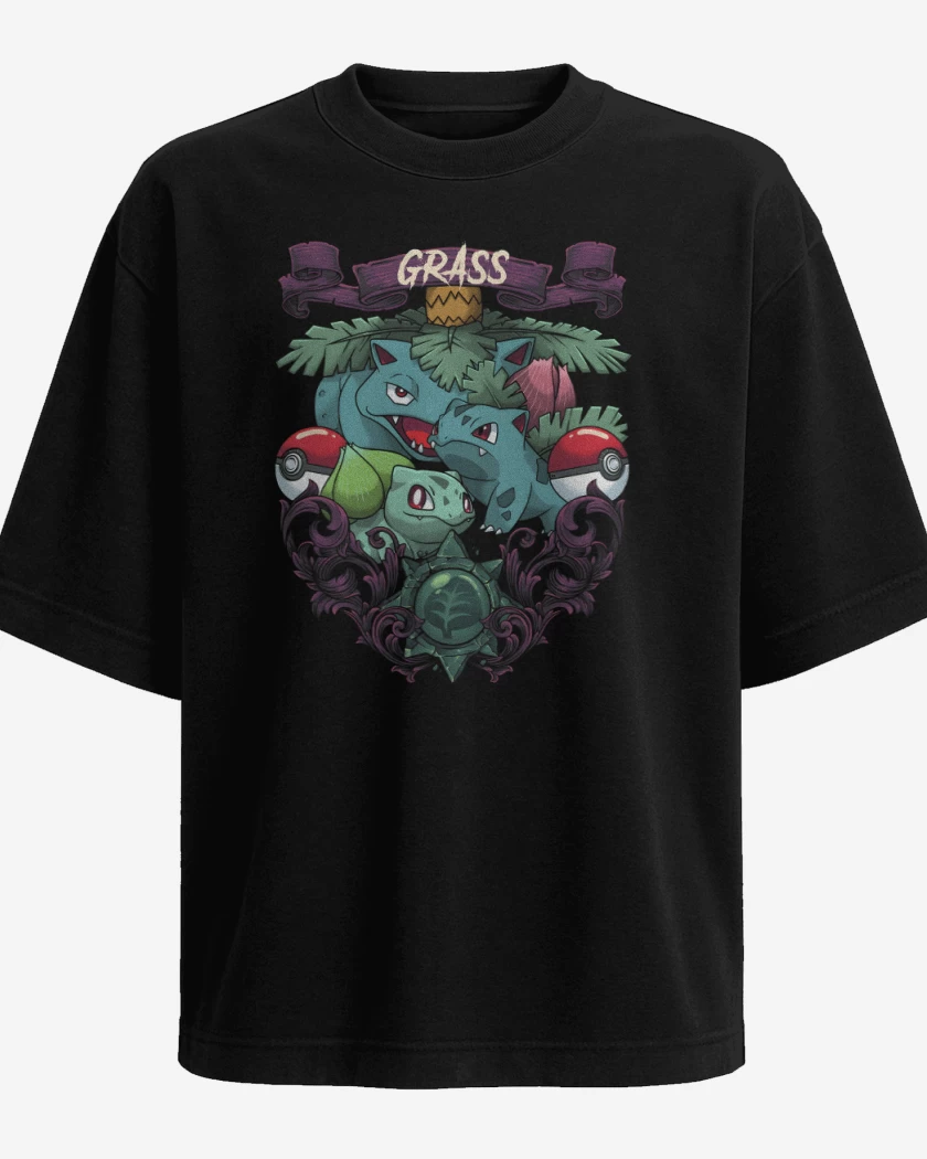 Polera Oversize Monstruos de Planta