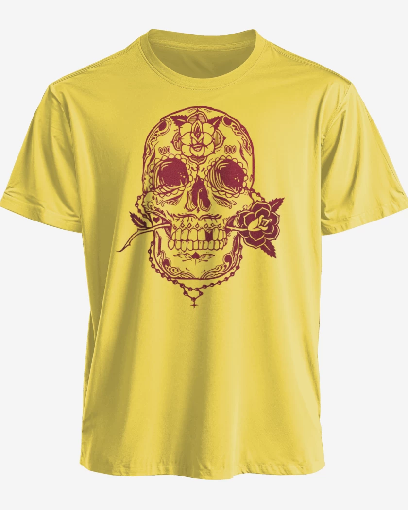 Polera Amarillo de Calaca 3