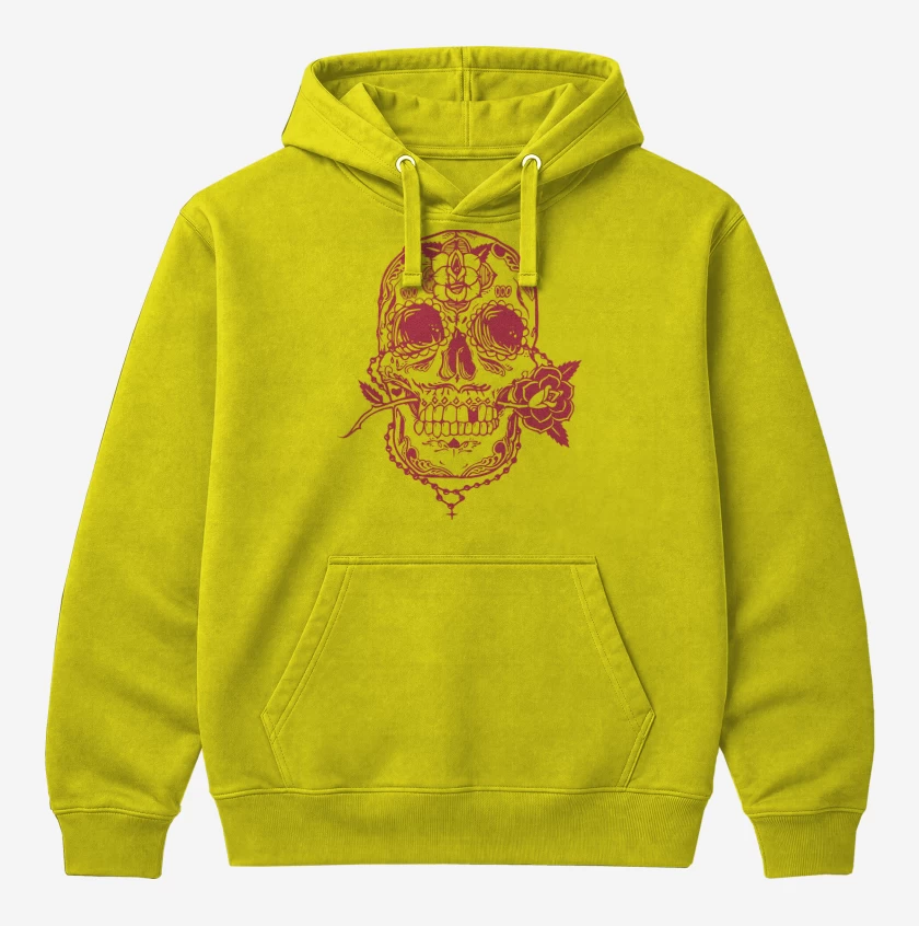 Polerón Canguro Amarillo de Calaca 3