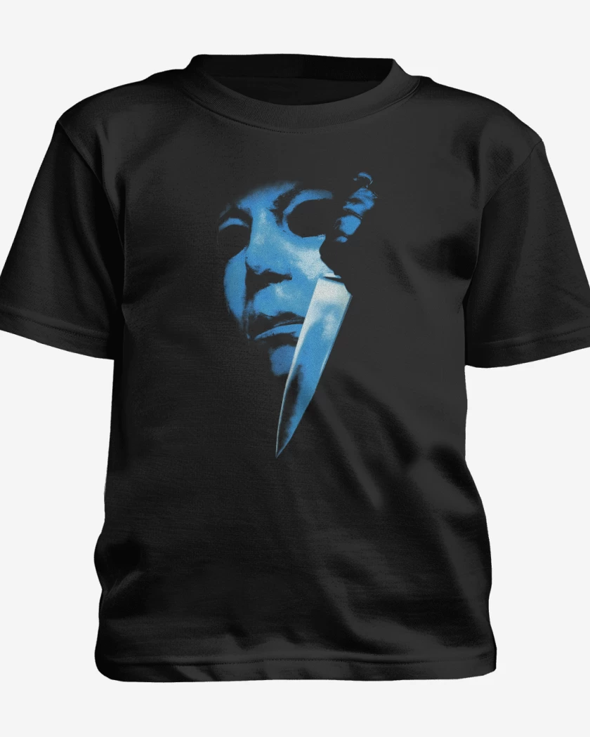 Polera de niño Negro de Halloween Michael Meyers