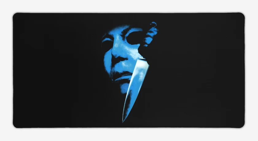 Mouse pad Gamer Negro de Halloween Michael Meyers
