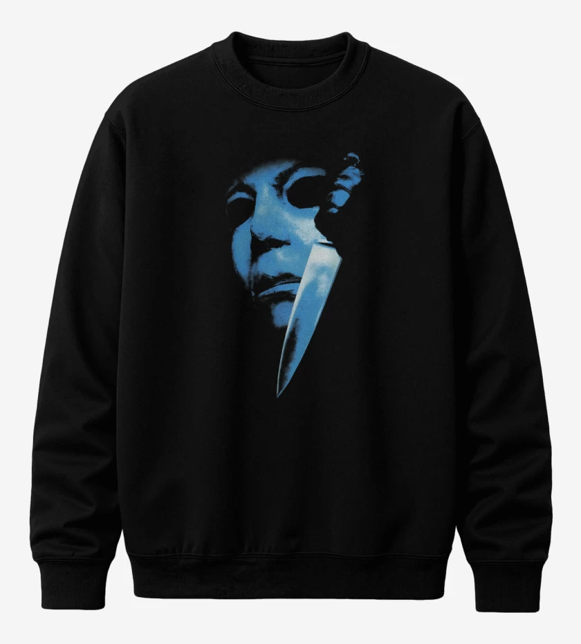 Poleron polo Negro de Halloween Michael Meyers