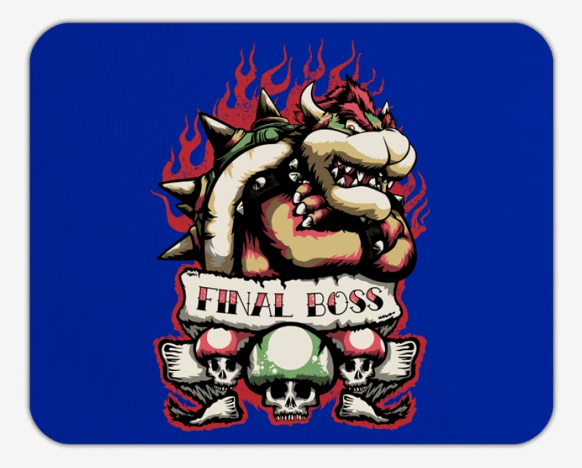 Mousepad Azul Marino de Final Boss